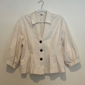 Free People button down tailored top